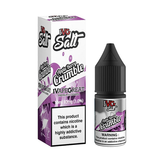 Apple and Berry Crumble 10ml Nicotine Salt E-Liquid by IVG
