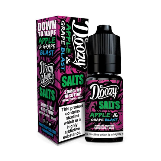 Apple and Grape Blast 10ml Nicotine Salt E-Liquid by Doozy Vape Co