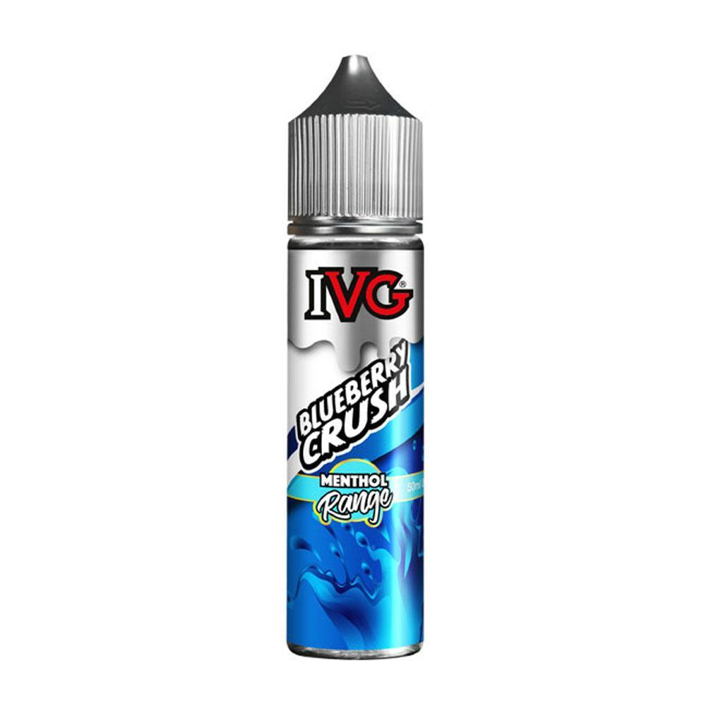 IVG Menthol 50ml Shortfill E Liquid Blueberry Crush