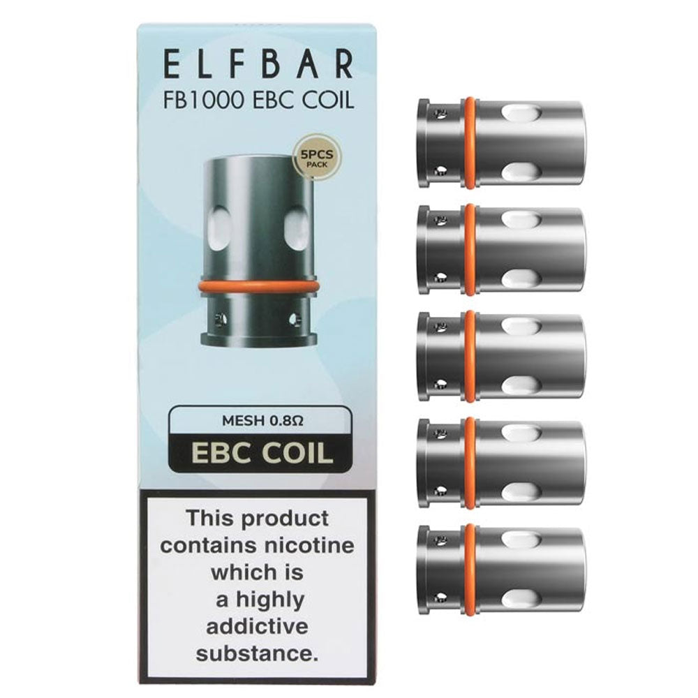 Elf Bar FB1000 Replacement  Coils (Pack of 5)