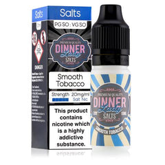 Smooth Tobacco 10ml Nic Salt E-Liquid by Dinner Lady