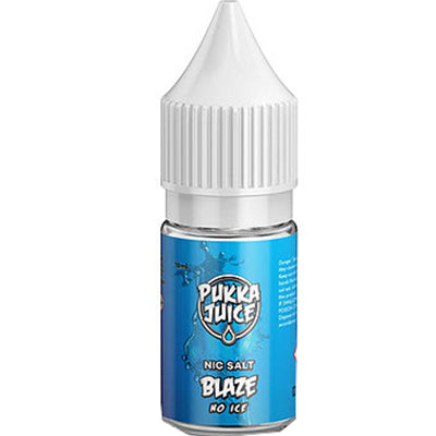 Blaze No Ice 10ml Nicotine Salt E-Liquid by Pukka Juice