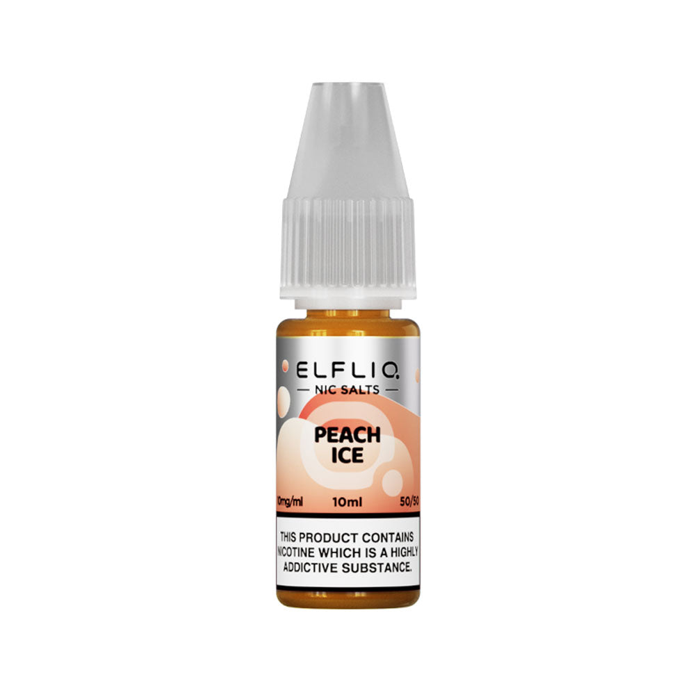 ELFLIQ Peach Ice 10ml Nic Salt E Liquid