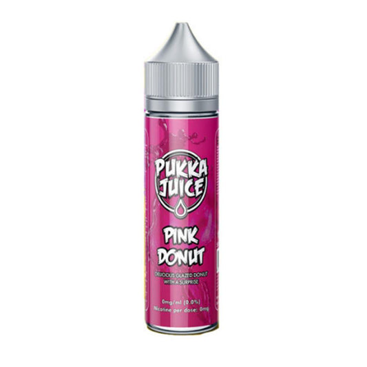 Pink Donut 50ml Shortfill E-Liquid by Pukka Juice